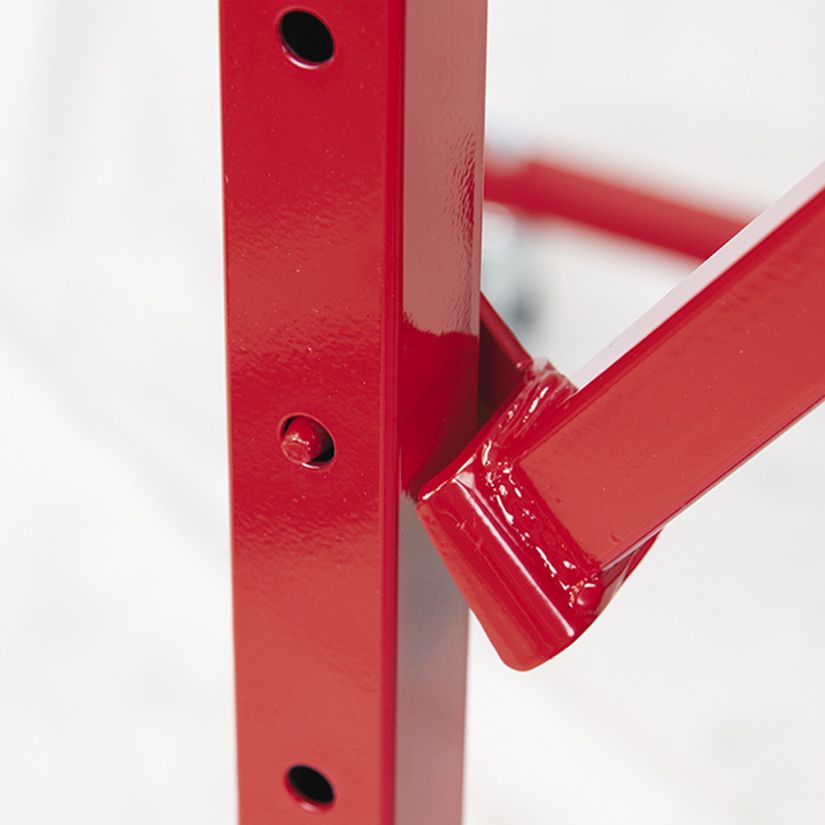 Innovative Tools MBW Wall Bumper Storage Rack, 39 in W x 24 in D, holds six bumpers, powder-coat