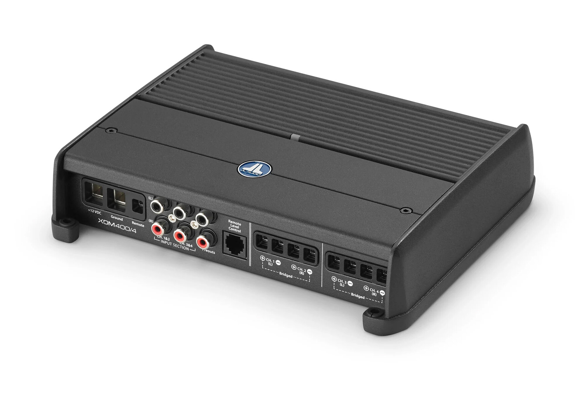 JL Audio 98681 XDM400/4 4-Channel Class D Full-Range Car/Marine Amplifier - 400W