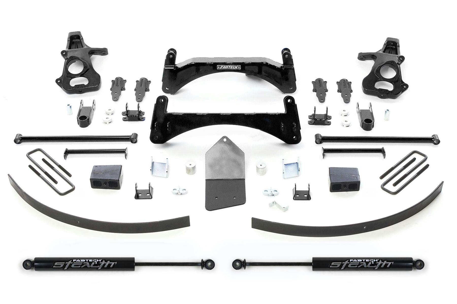 Fabtech K1027M 6" Basic System with Stealth Shocks