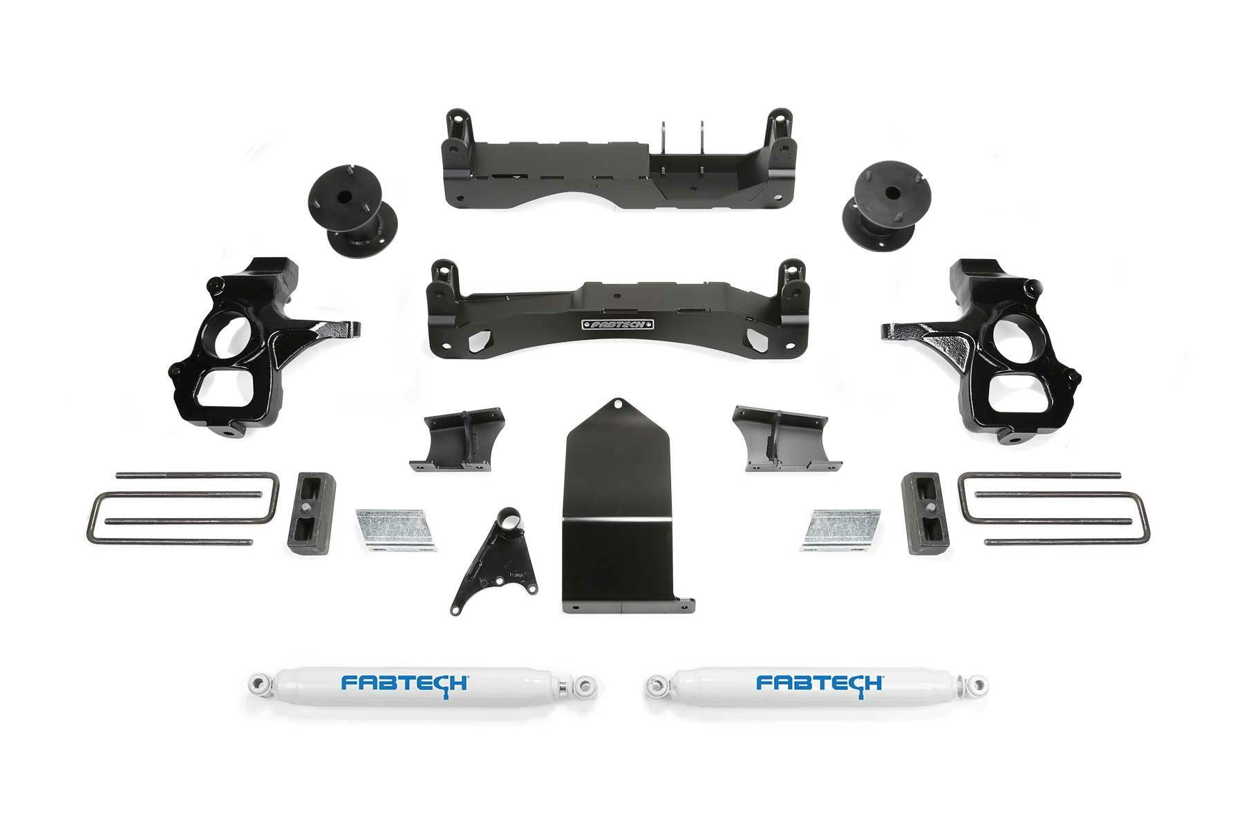 Fabtech K1116 4" Basic System with Rear Performance Shocks