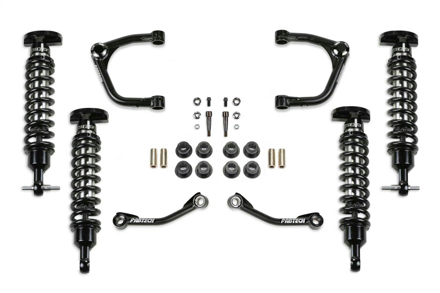 Fabtech K1187DL Uniball UCA Lift System w/Shocks