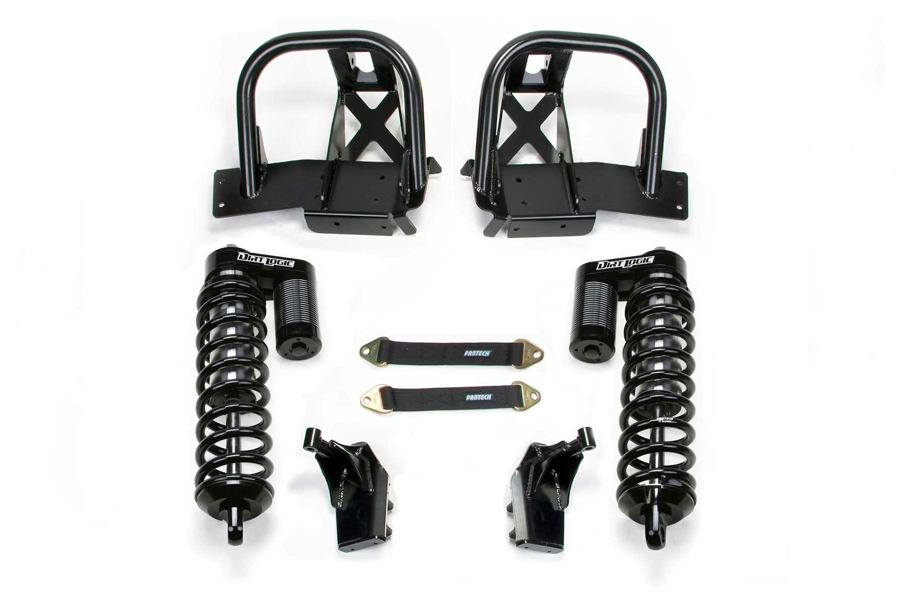 Fabtech K2078DL 6" Front Dirt Logic 4.0 Coilover Conversion System