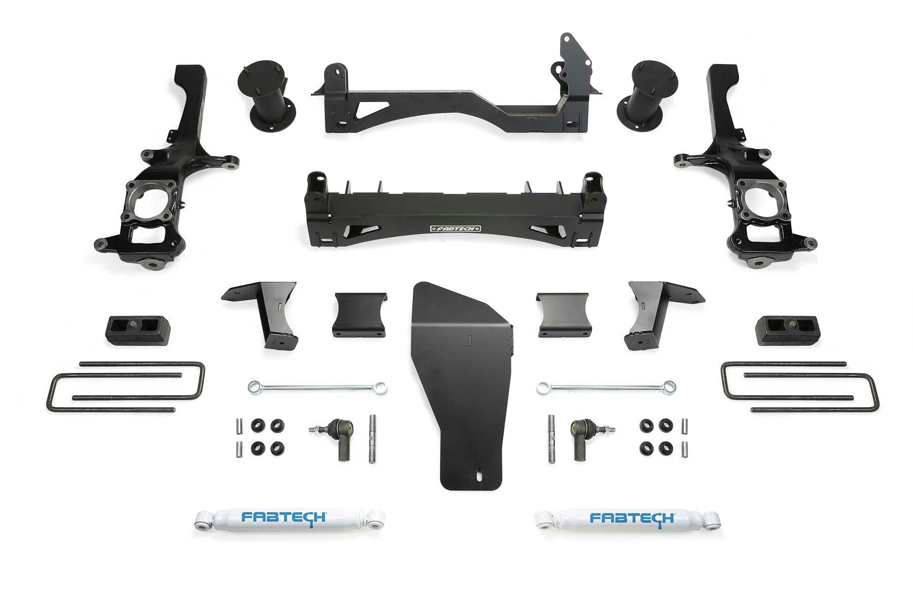 Fabtech K6005 6" Basic System with Rear Performance Shocks