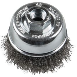 Klingspor Brush Cup Crimped BT 600 W 5"X5/8-11