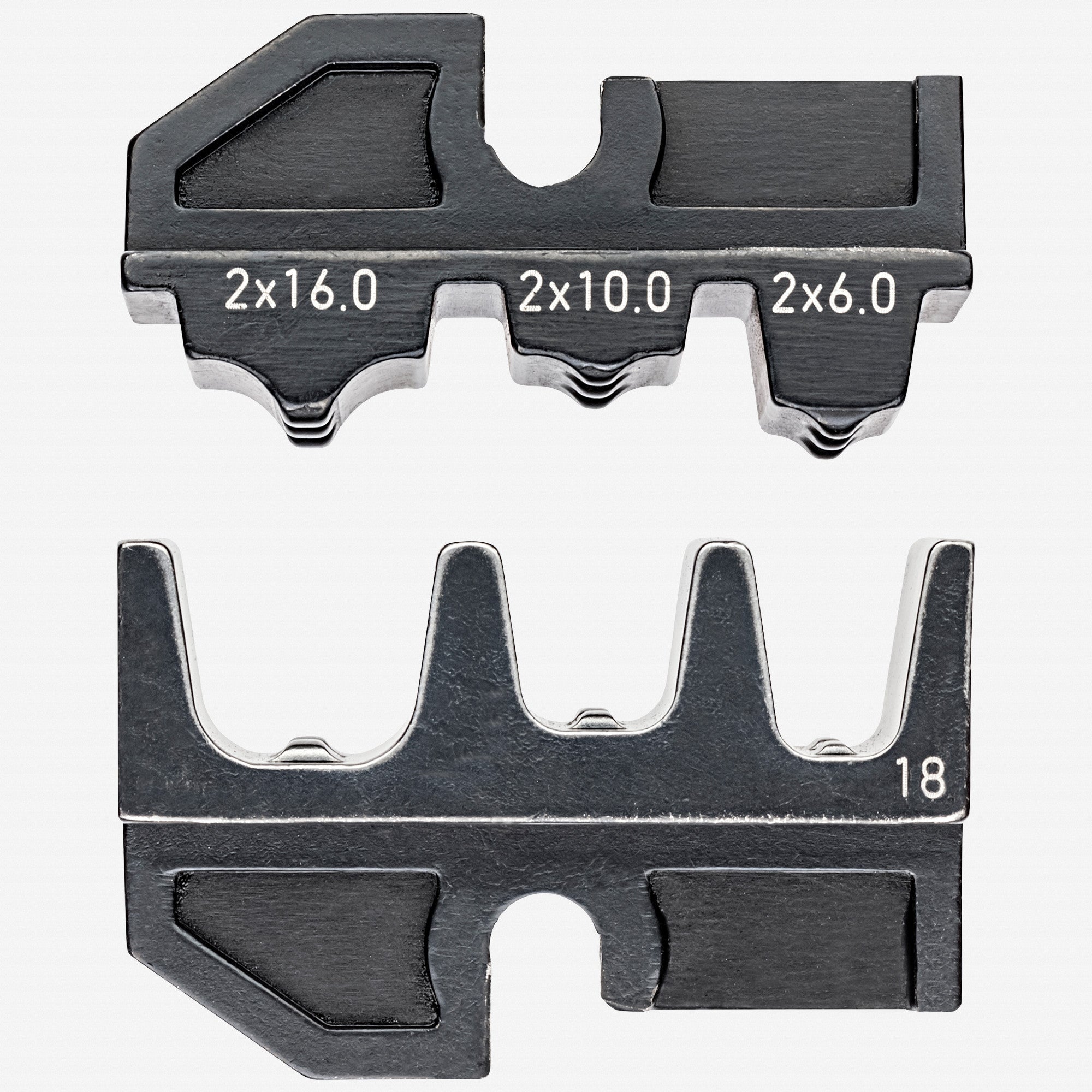 Knipex Crimping Die - Twin End sleeves (Wire Ferrules)