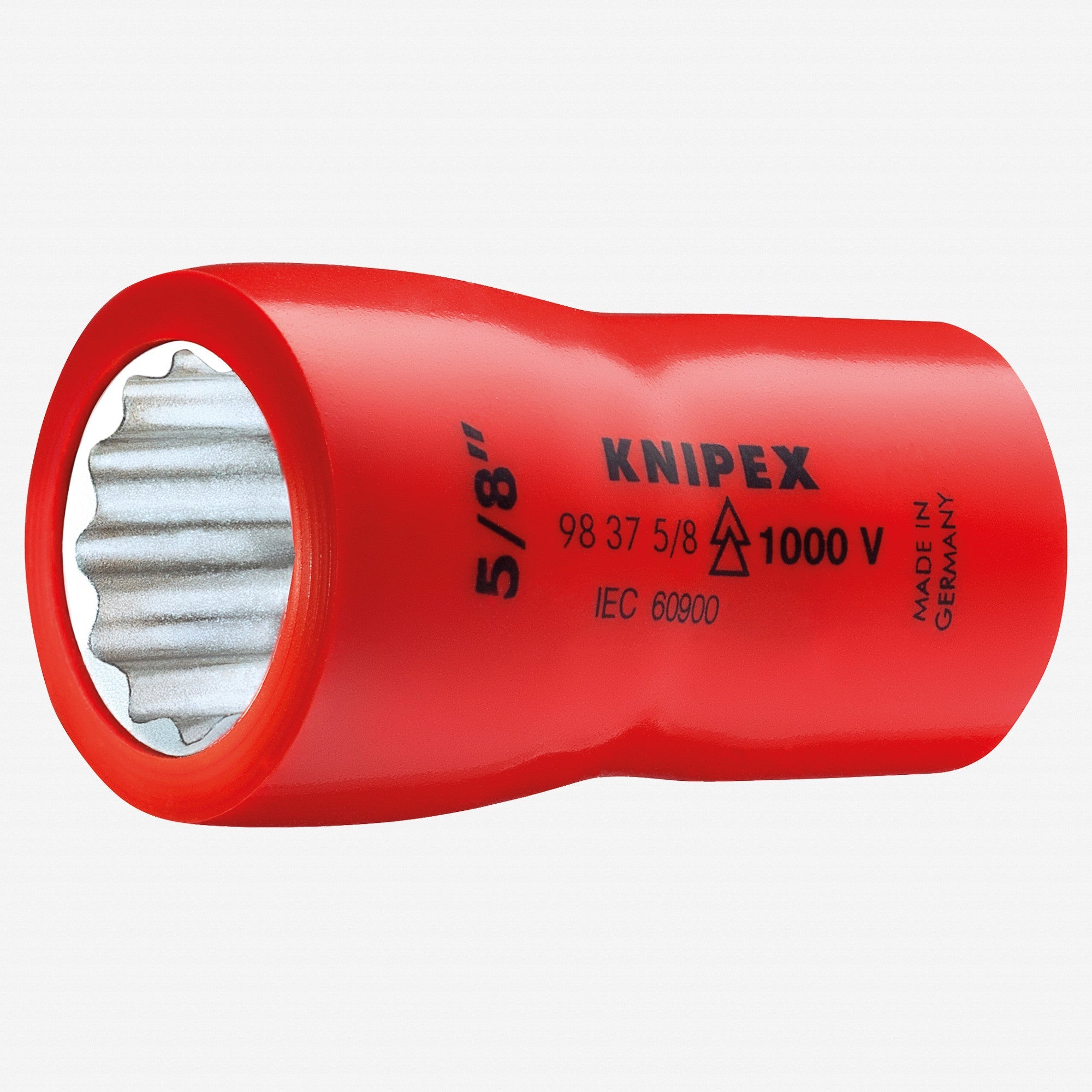 Knipex Insulated 1/2" Socket, 1/2" Drive, 12 Point