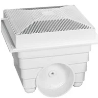 Lawson -SuperSump Main Drain System – 9″ x 9″ – Sump & Grate – White – 2 Pack – MLD-SG-0909-WT2