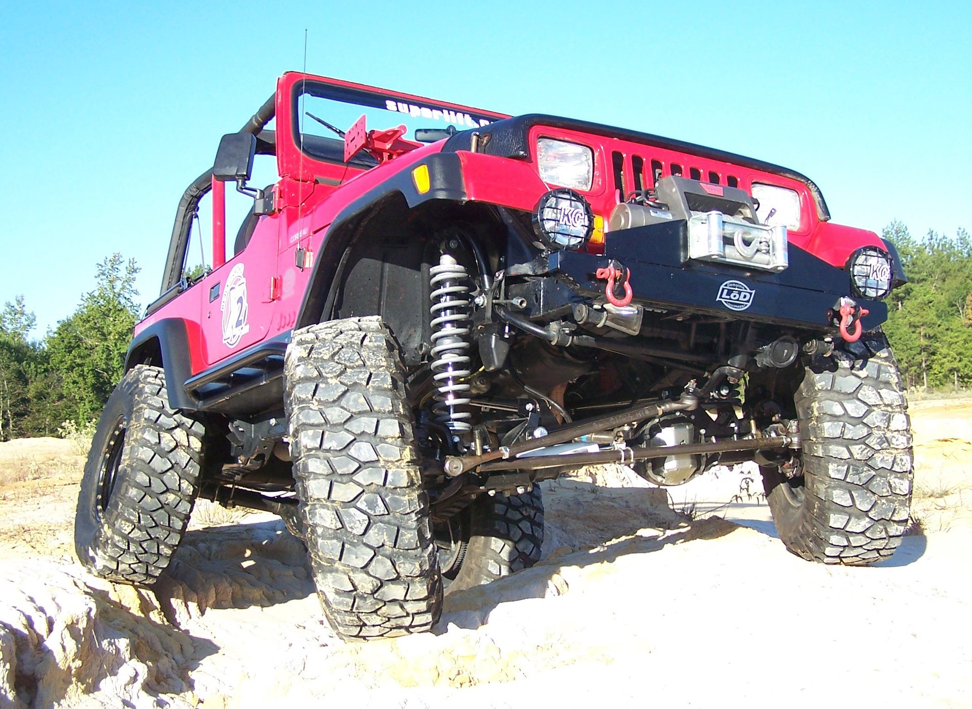 LoD Offroad 44" Front Bumper for 87-06 Jeep Wrangler YJ,TJ, & TJ Unlimited