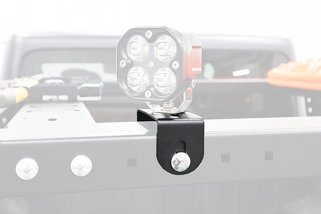 LoD Offroad JAM2021 Black Ops Bed Rack Accessory Mount for 20-26 Jeep Gladiator JT