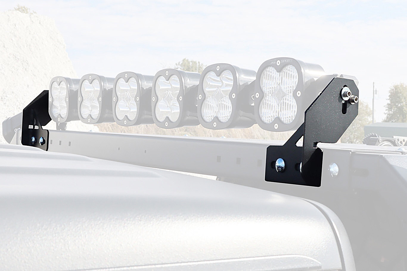 LoD Offroad JLM2021 Black Ops Bed Rack Light Bar Mount for 20-26 Jeep Gladiator JT