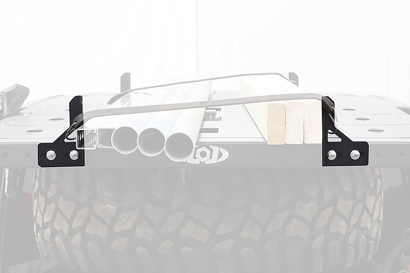 LoD Offroad JTD2021 Black Ops Bed Rack Load Bar Tie Downs for 20-26 Jeep Gladiator JT