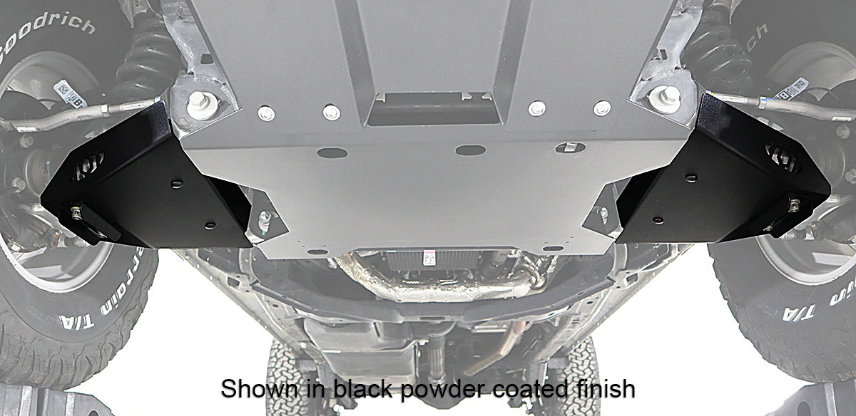 LoD Offroad Black Ops Front A-Arm Skid Plates (Pair) for 21-26 Ford Bronco
