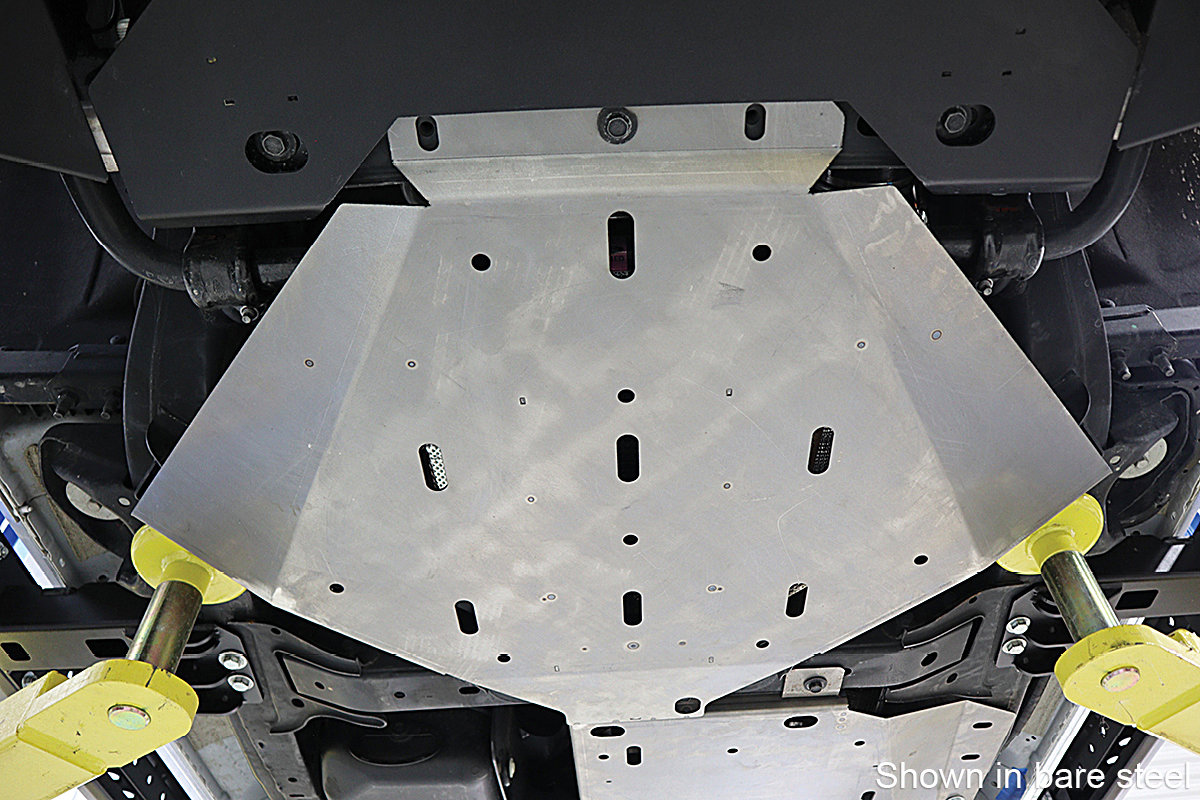 LoD Offroad BSP2107 Black Ops Transmission Skid Plate in Black for 21-26 Ford Bronco