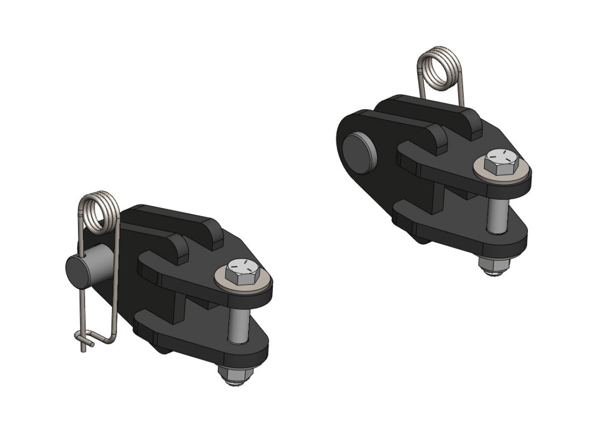 LoD Offroad JTB0750 Tow Bar Adapters for 07-26 Jeep Wrangler JK, JL & Ford Bronco with LoD Bumper &Ready Brute Tow Bar
