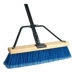 M2 Ryno Soft Sweep Push Broom Blue - 24"
