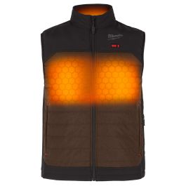 Milwaukee M12 Heated AXIS Vest Brown 2XL - Kit