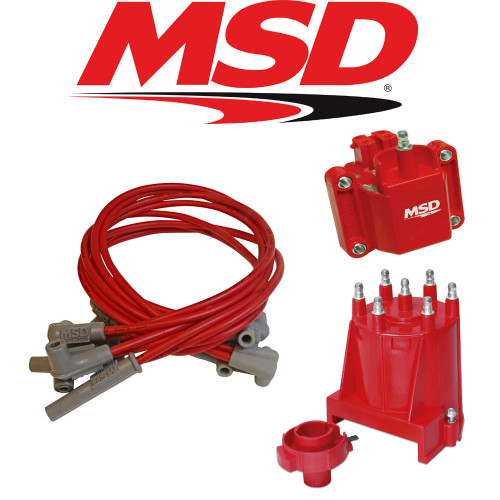 MSD Ignition Tuneup Kit 1987-95 Chevy/GMC Ext Coil 4.3L V6 Cap/Rotor/Coil/Wires