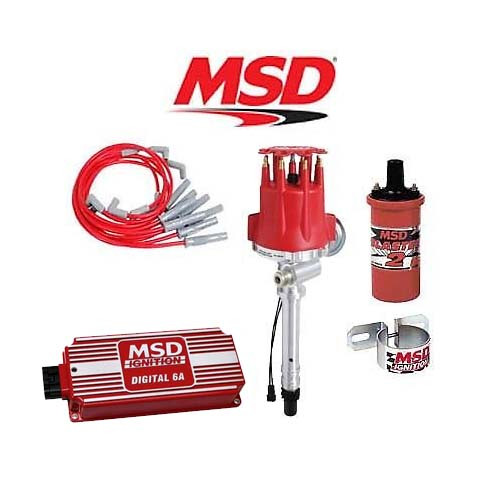 MSD 90291 Ignition Kit Digital 6A/Distributor/Wires/Coil SBC Corvette Tach Drive