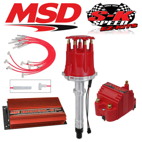 MSD 9501 Ignition Kit - Digital 6 Plus/Distributor/Wires/Coil Big Block Chevy