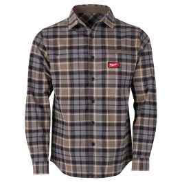 Milwaukee Gridiron Flannel Shirt - Gray - 2XL