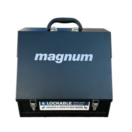 Magnum 18" x 12" Portable Triangle Tool Box - Dark Grey - TSB180DB