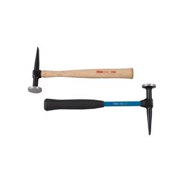Martin Cross Chisel Curved Dinging Body Hammer, Forged Alloy Carbon Steel Head, Fiberglass Handle