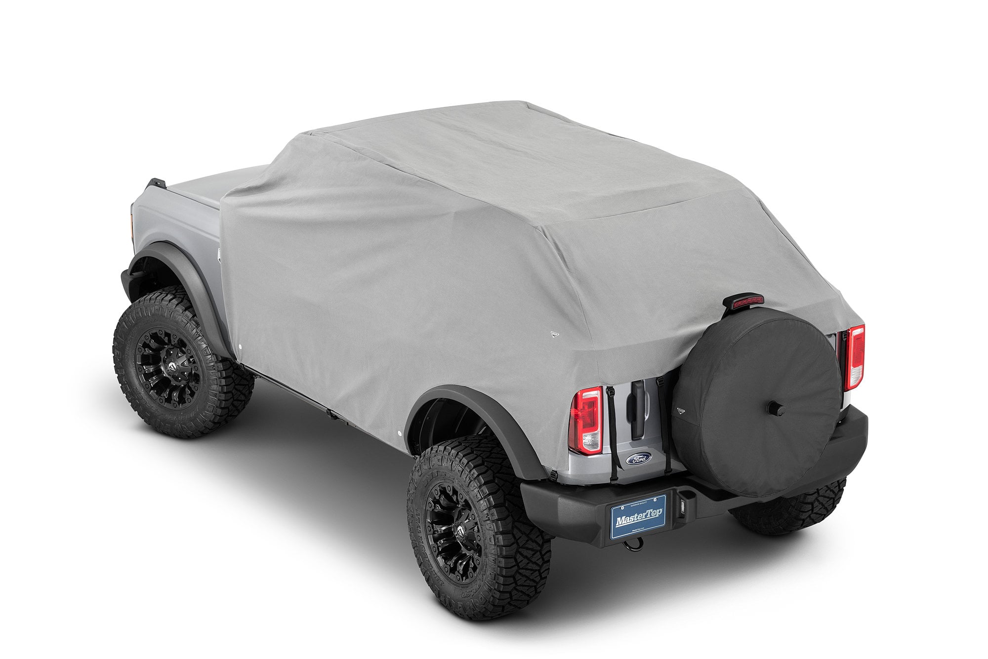 MasterTop Weatherproof Full Door Cab Cover for 21-26 Ford Bronco 4-Door