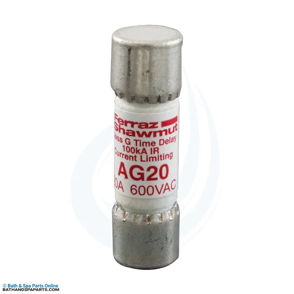 Mersen Time Delay Fuse [20A, Class G, 600V] (AG20)