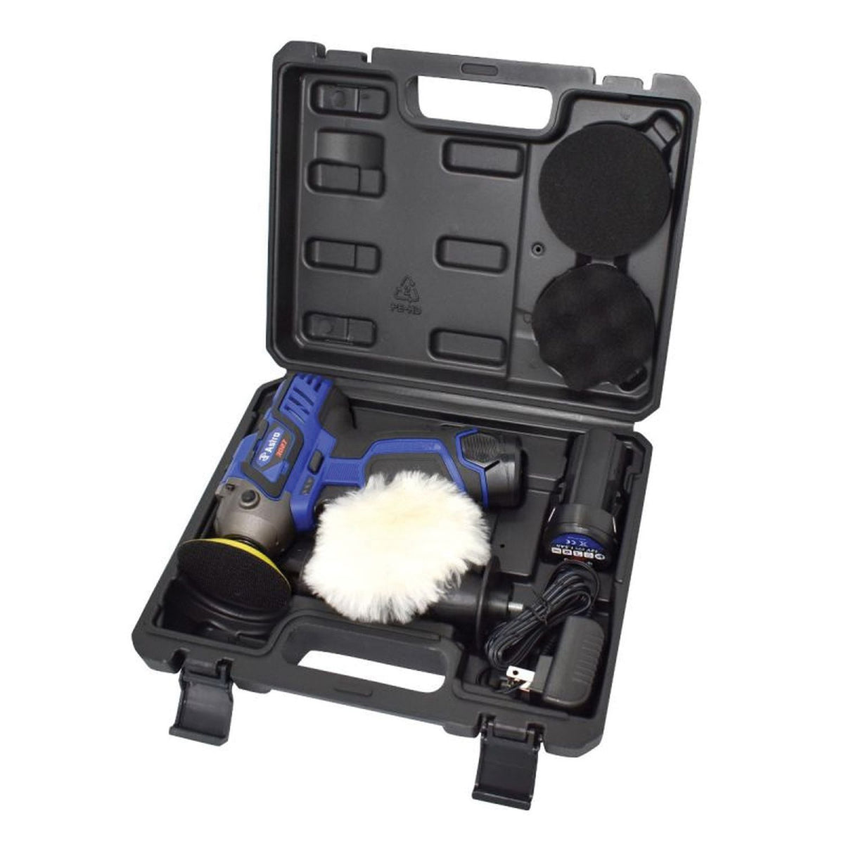 Astro Pneumatic 3027 Cordless Mini Pistol Polisher, 3 in Pad, Battery Powered