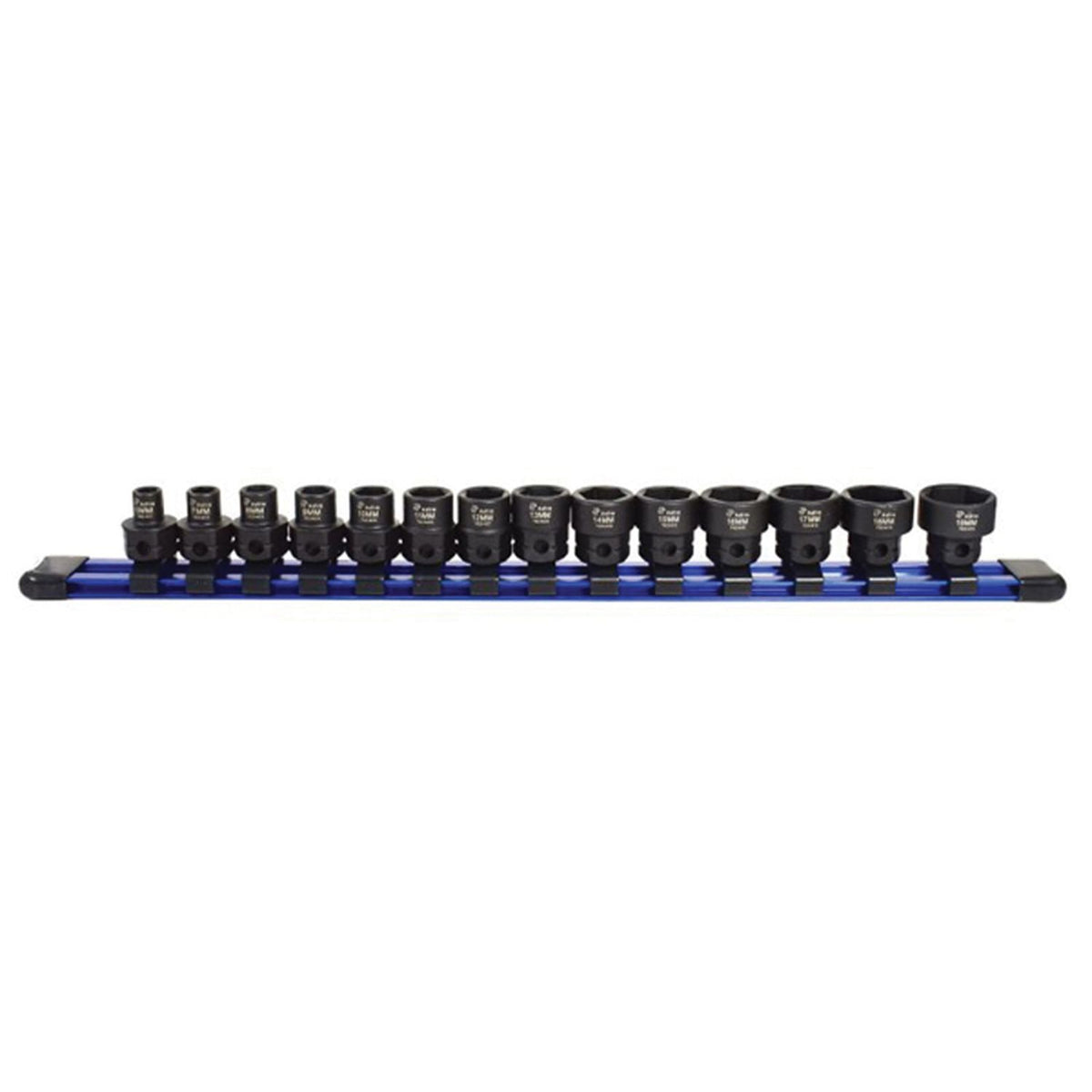 Astro Pneumatic 78314 Nano 14‑Piece Metric Impact Socket Set, 0.88" Short Forged CR‑Mo Sockets
