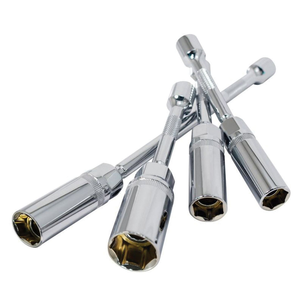 Astro Pneumatic 94404 Magnetic Spark Plug Universal Extension Socket Set, 3/8 in 6‑Point