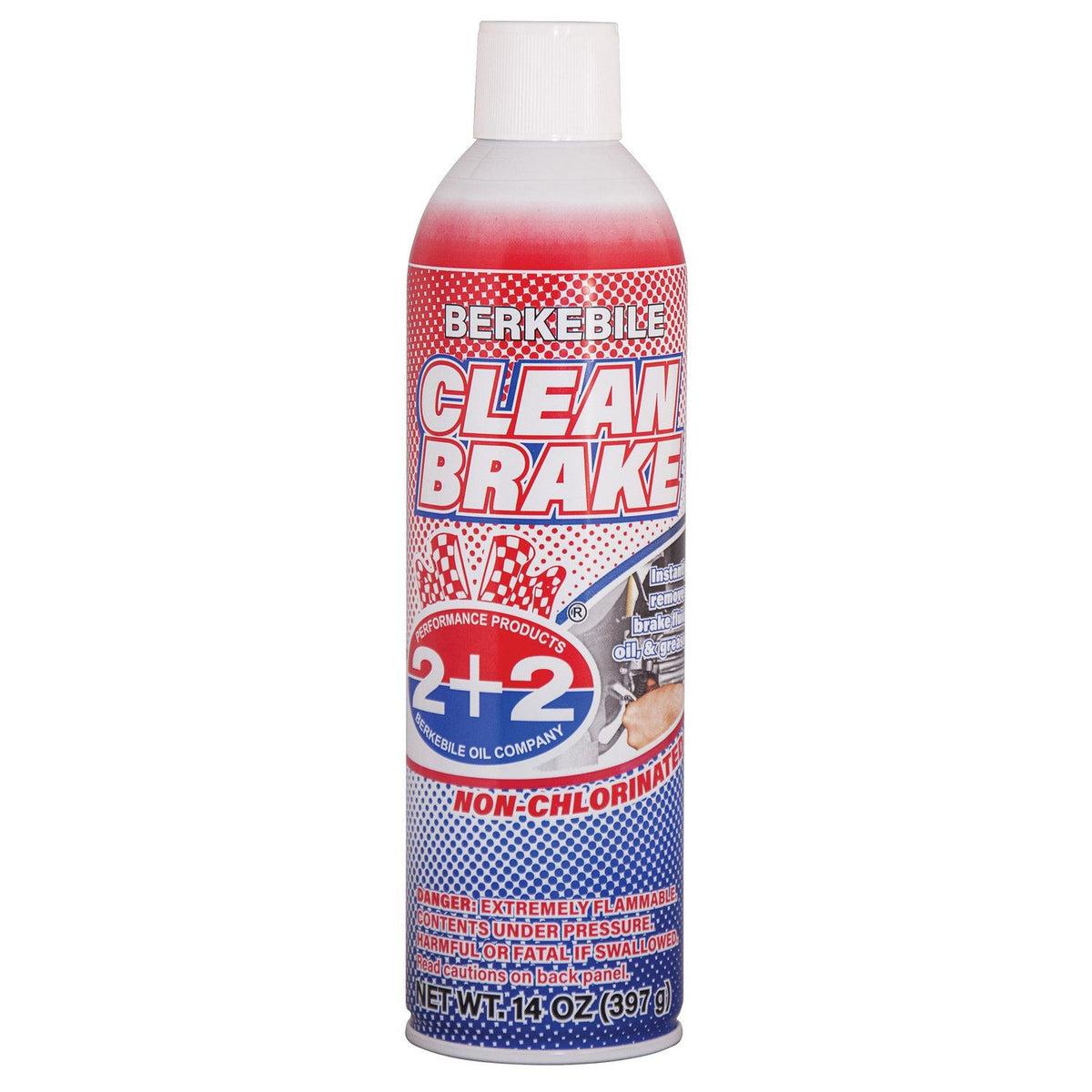 Berkeley Oil Company 2+2 Clean Brake B3220 14 Oz, Acetone Heptane Blend