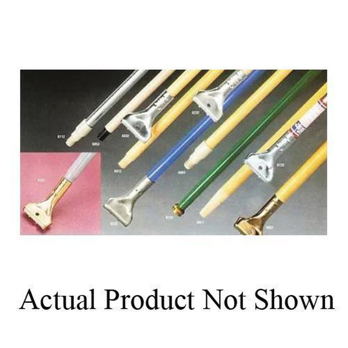 Bruske Products 6083 Handle With Threaded Nylon Tip, 60 In for Sweeping and Cleaning Tools
