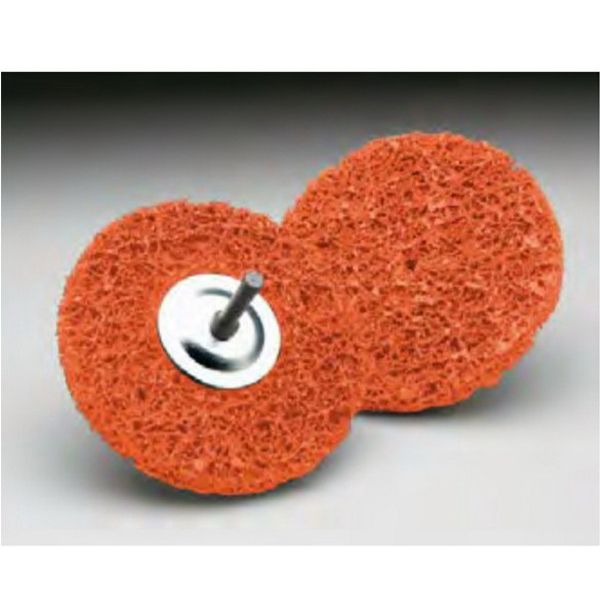 Norton Carbo Fire Surface Strip Disc 09324 4 in Orange Extra Coarse