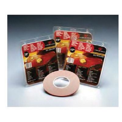 Carborundum Premium Automotive Attachment Tape 67379, 7/8 in x 20 yd Gray/Red Polyethylene Backing