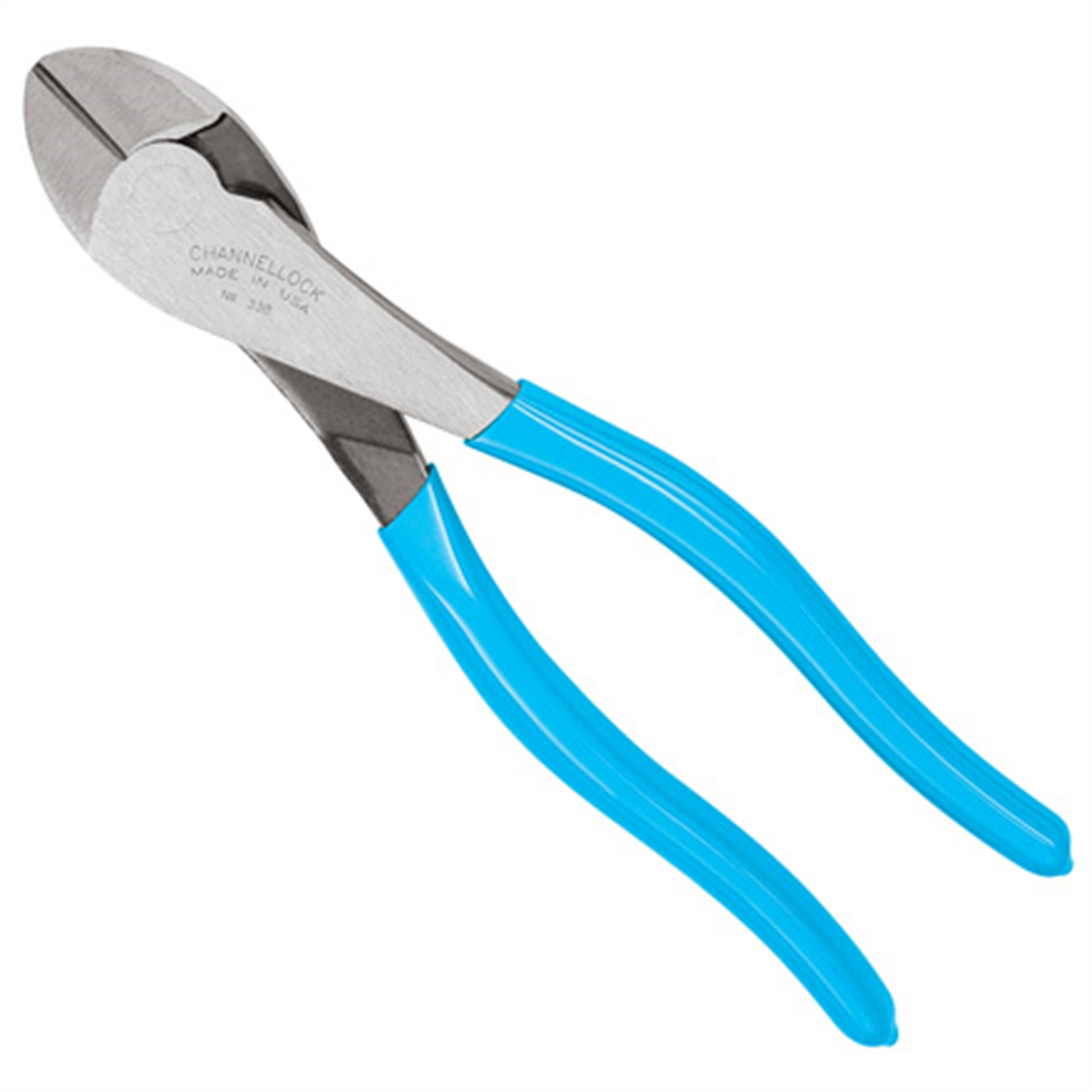 Channellock Oval Jaw Plier 338, 8.29 in OAL, Comfort Grip Dipped Handle, Precision Cutting Edges