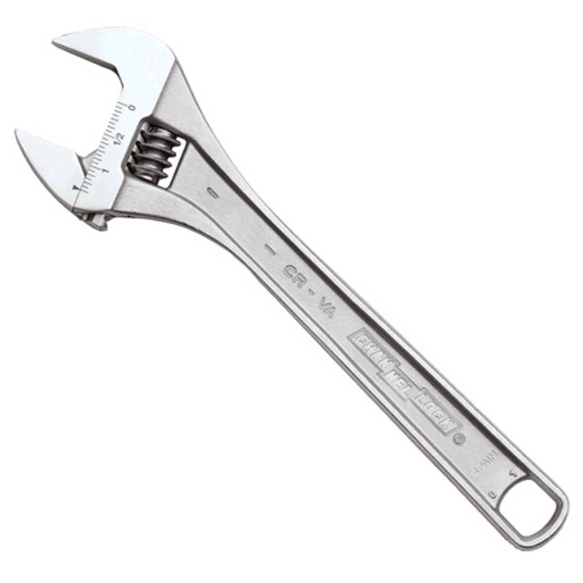 Channellock 818 Adjustable Wrench 18 In Chrome Vanadium Steel Code Blue Comfort Grip