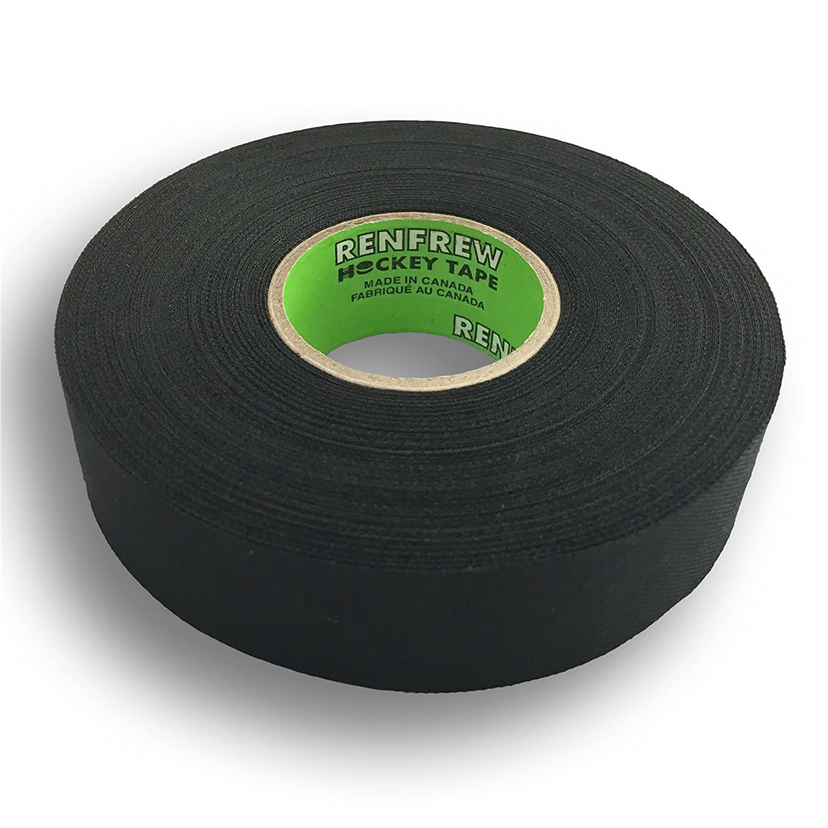 Chaos Safety Supplies Renfrew Cloth Hockey Tape 1" Straight Edge Black 25m Length Part 172315