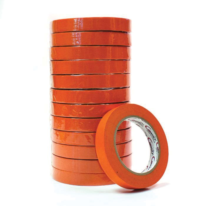 Carworx 134820 Professional Orange Masking Tape 55 m x 18 mm 3/4 in Thick Waterproof