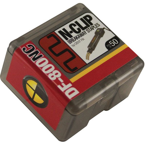 Dent Fix DF800NC-50 Stainless Steel N-Clip Breakaway Staple 50-Pack for High-Vibration Applications
