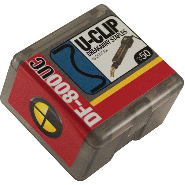 Dent Fix Equipment U‑Clip Breakaway Staple Stainless Steel DF800UC‑50 Pack of 50