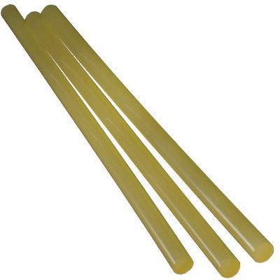 Dent Fix Equipment DM520GS Amber PDR Glue Stick 10‑Pack for pulling tabs in paint‑less dent repair