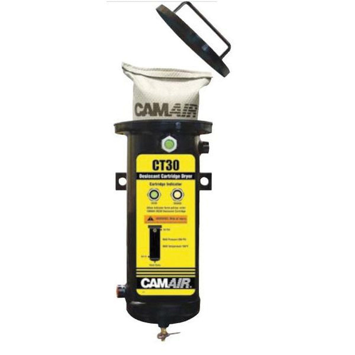 DeVilbiss Camair Ct Series 130500 Desiccant Air Dryer, 1/2 In Inlet Connection