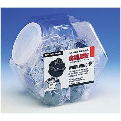 DevilBiss™ Whirlwind™ 130028 Disposable Air Filter, 1/4 in MNPT Inlet, 1/4 in FN