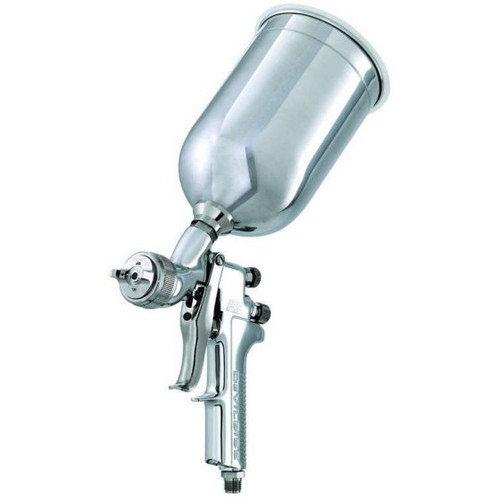 DevilBiss™ PRi™ 803248 HVLP Gravity Feed Spray Gun with Cup, 1.4, 1.8 mm Nozzle, Superseded by 1000-905026
