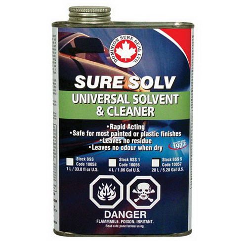 Dominion Sure Seal SUS Universal Solvent and Cleaner - 454 g aerosol clear, removes grease, gum