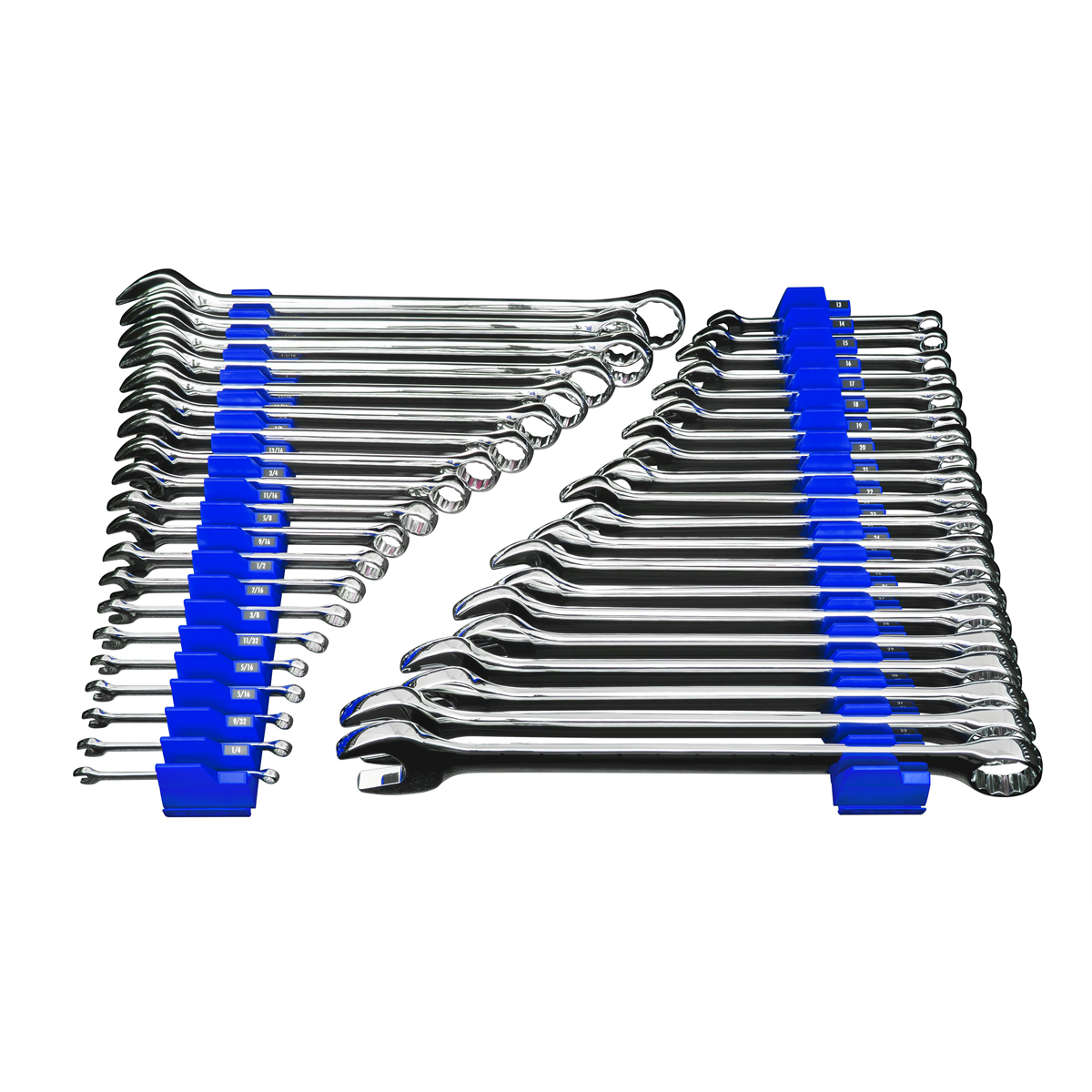 Ernst Manufacturing Magnetic Wrench Pro Organizer 40 Tool 5415M Blue