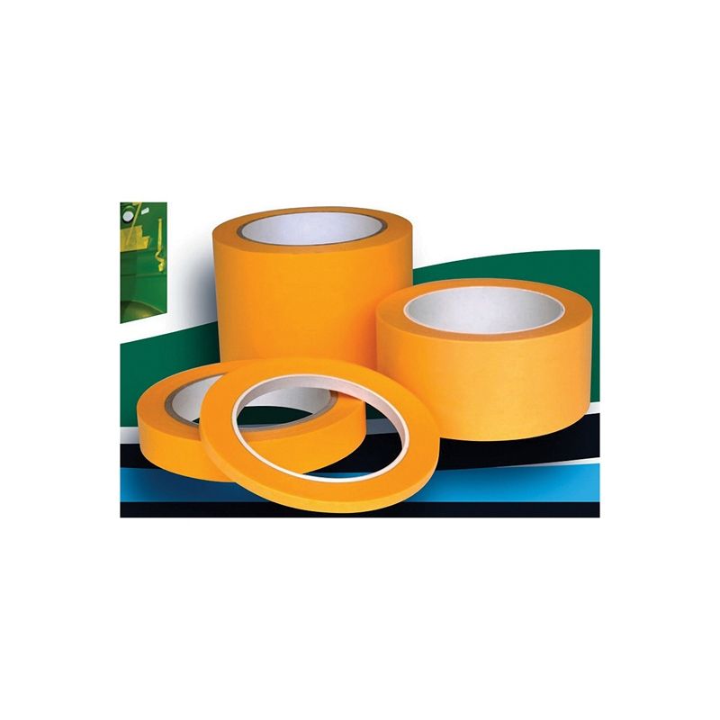 FBS 48063 Semi-Translucent K-UTG Masking Tape - 55 yd x 1/4 in Gold Acrylic Adhesive for Airbrush