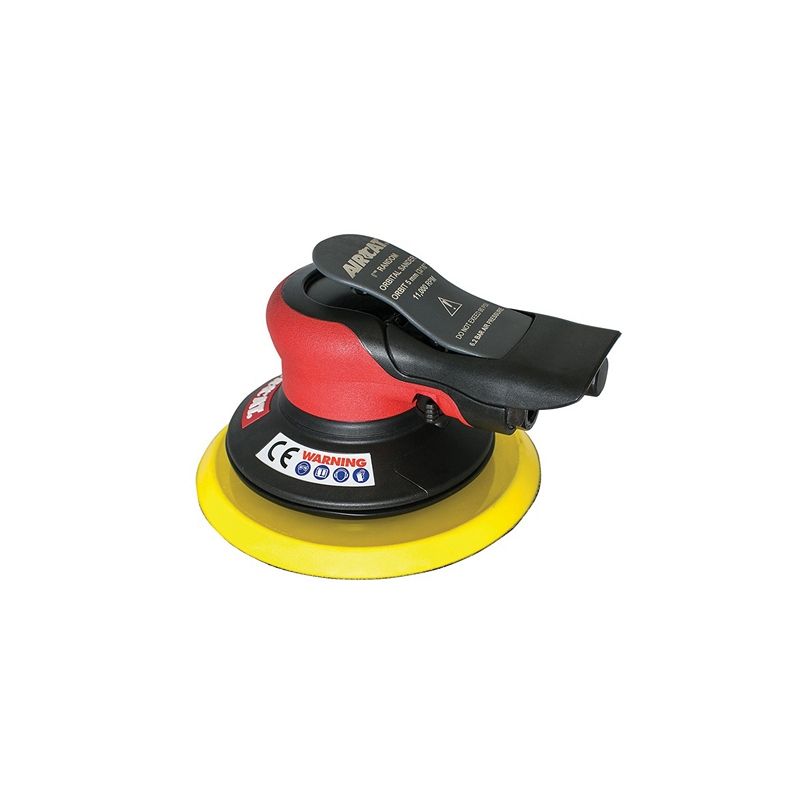 Aircat 6700-6-336 Non-Vacuum Orbital Sander 6" Palm Handle with 3/16" Orbit