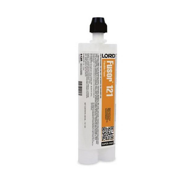 LORD Fusor Adhesives Fusor 121 2-Part Super Fast Flexible Foam, 7.1 oz Cartridge, Black, Liquid, 1 h